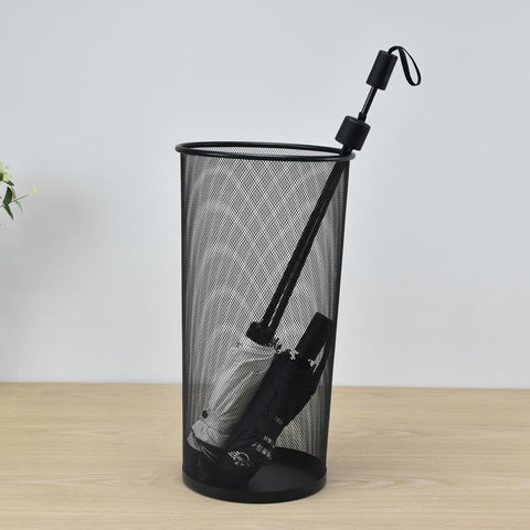 Youeon entryway umbrella bin versatile for canes and walking sticks.