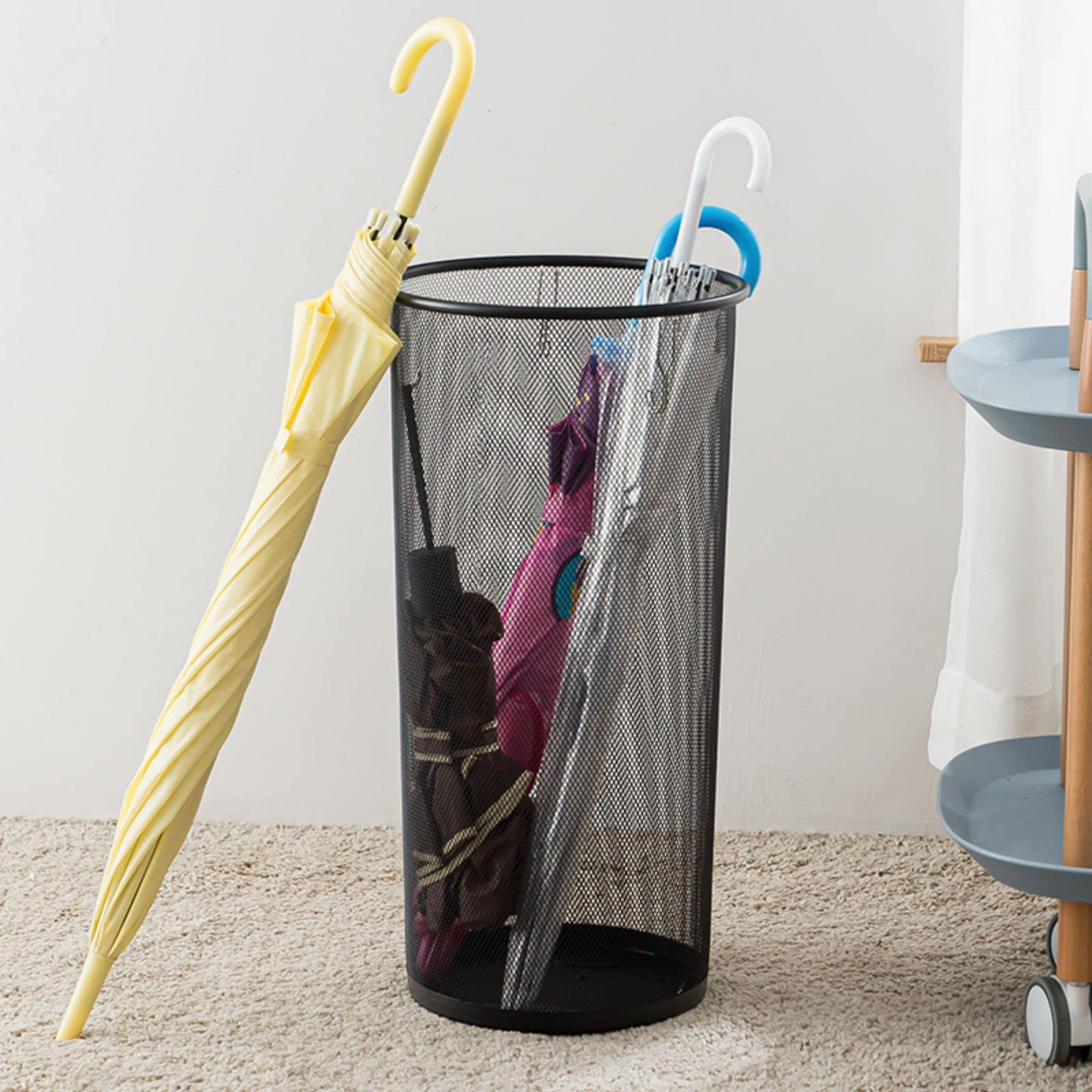 Youeon 2-pack multipurpose storage for wrapping paper and sports gear.