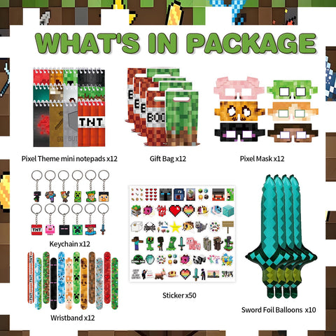 Youkali Pixel theme gift bags ready for loot distribution