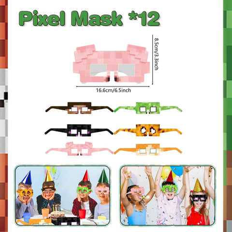 Youkali Pixel theme party set display for cohesive decor