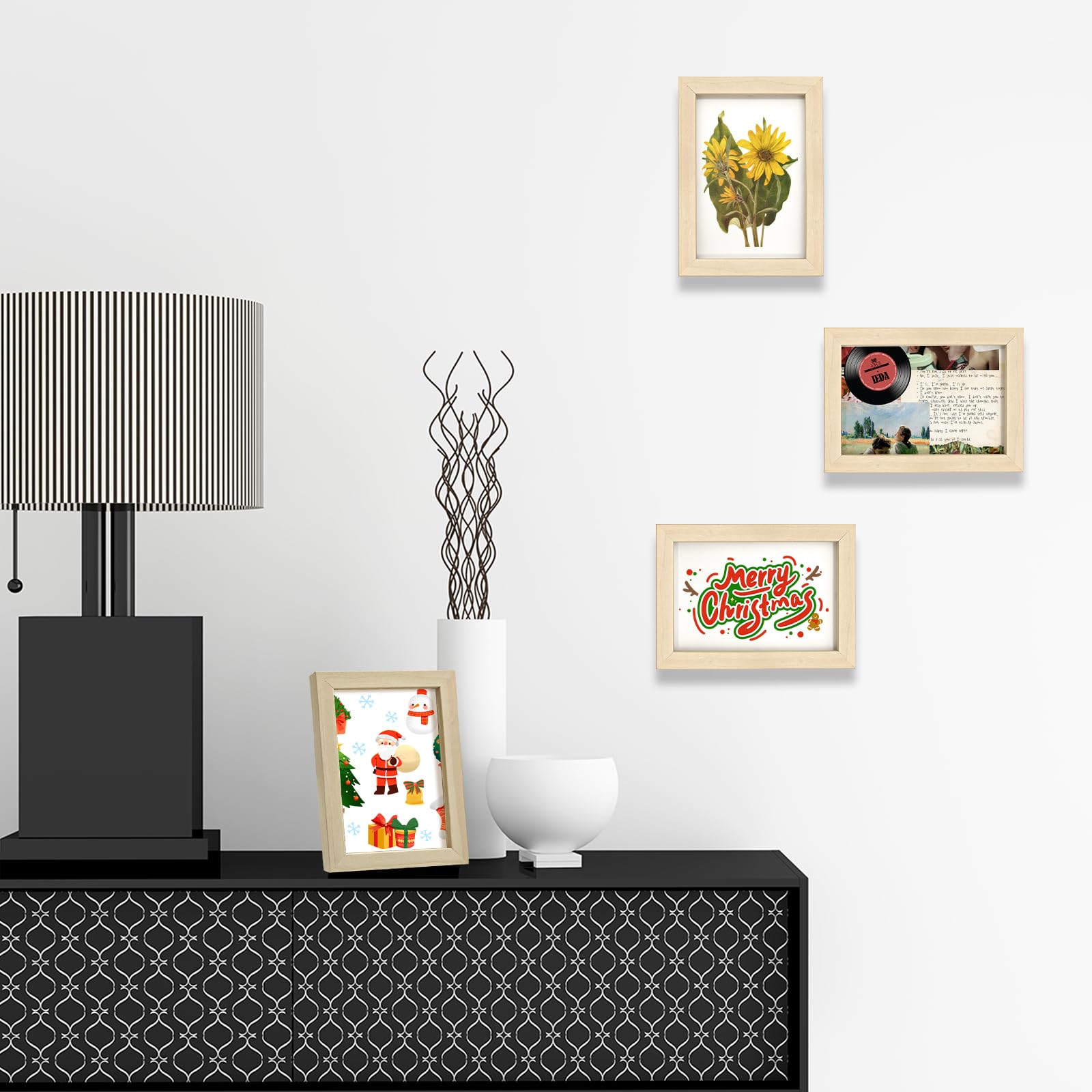 Bulk 50-pack frames designed for versatile photo displays.