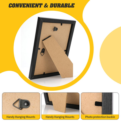 YOUKE OLA frames with built-in stand and wall-hanging capability.