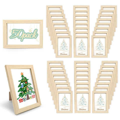 YOUKE OLA natural 4x6 frame bundle for bulk wall or table displays.