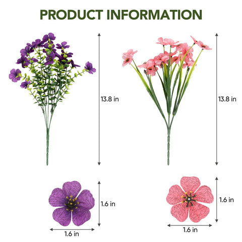 Youlifafa mixed-color silk flowers enhance arrangements with realistic textures and durable, maintenance-free beauty.