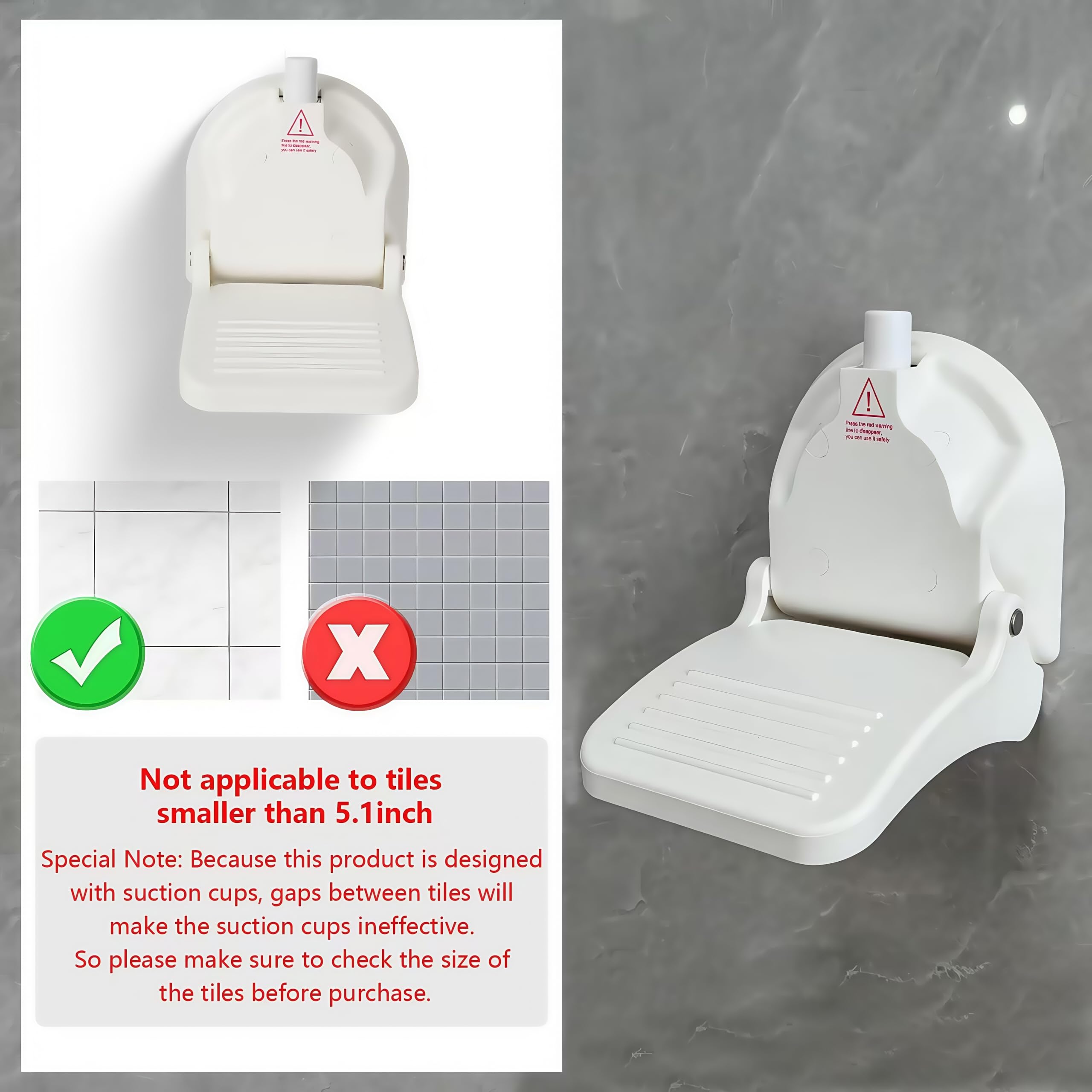 Youmtool foot rest uses a practical vacuum pump for quick install and removal