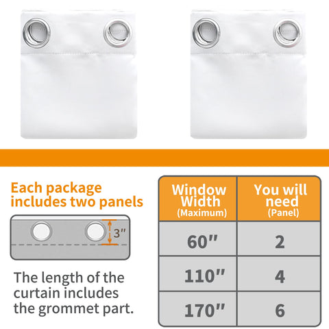 YoungsTex 2-panel set fits most windows with easy installation
