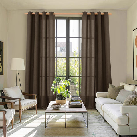 YoungsTex linen close-up showing soft touch and wrinkle-free drape
