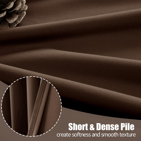 YoungsTex brown velvet panel delivers rich sheen and lasting color under varied light