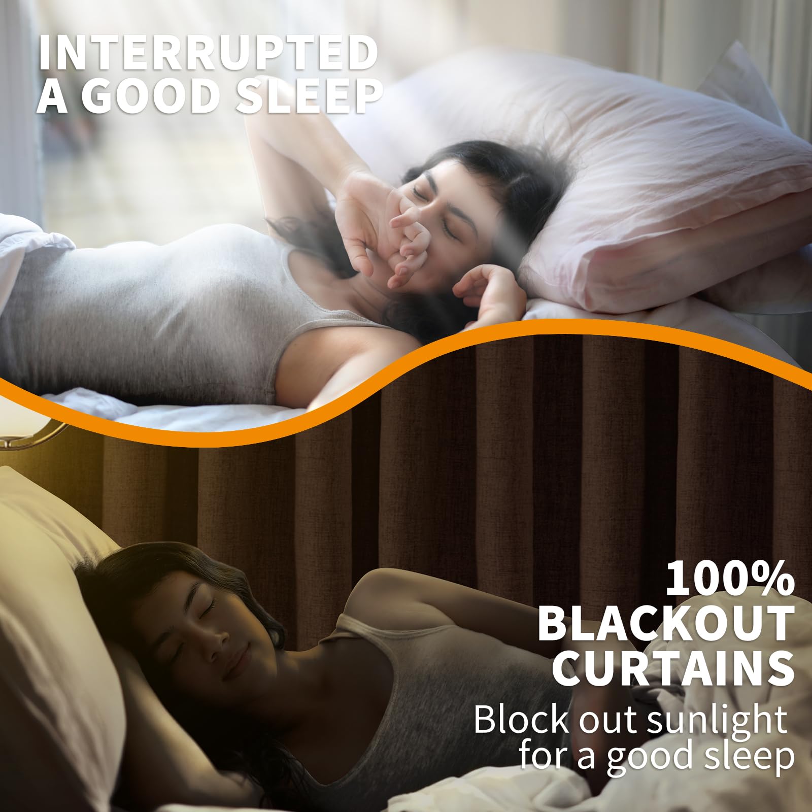 YoungsTex blackout panel blocks sunlight to improve morning rest and movie nights.