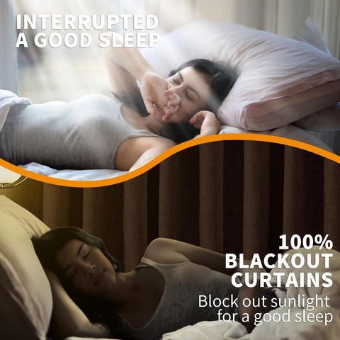 YoungsTex blackout panel blocks sunlight to improve morning rest and movie nights.