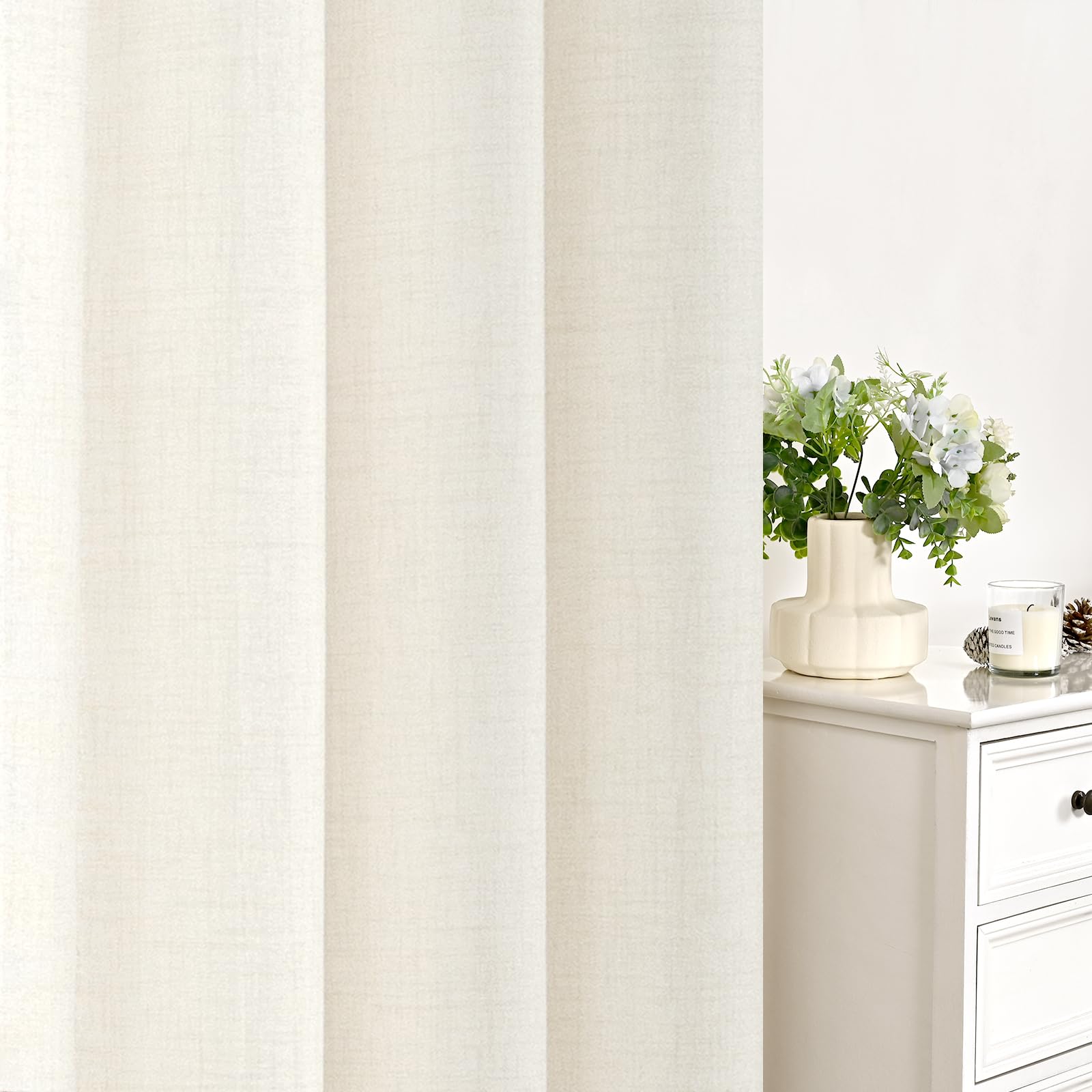 YoungsTex easy-hang grommets ensure smooth curtain operation.