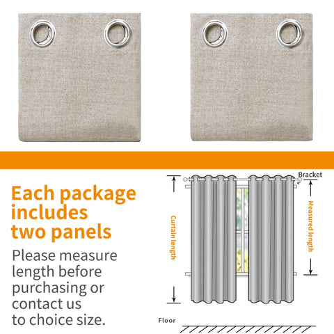 YoungsTex two-panel set suitable for bedrooms, living rooms, and offices.