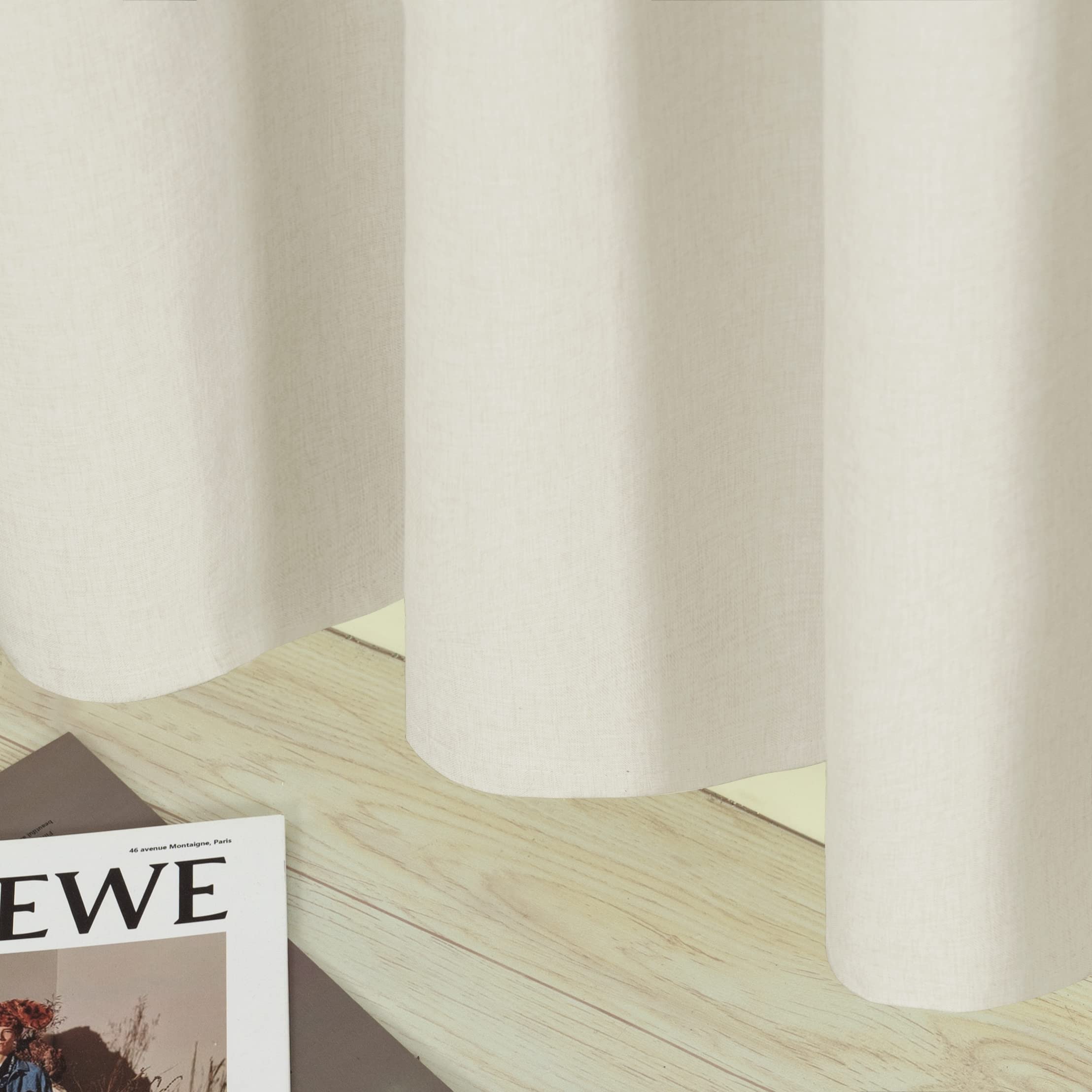 YoungsTex linen texture brings rustic elegance to living rooms and dining areas.