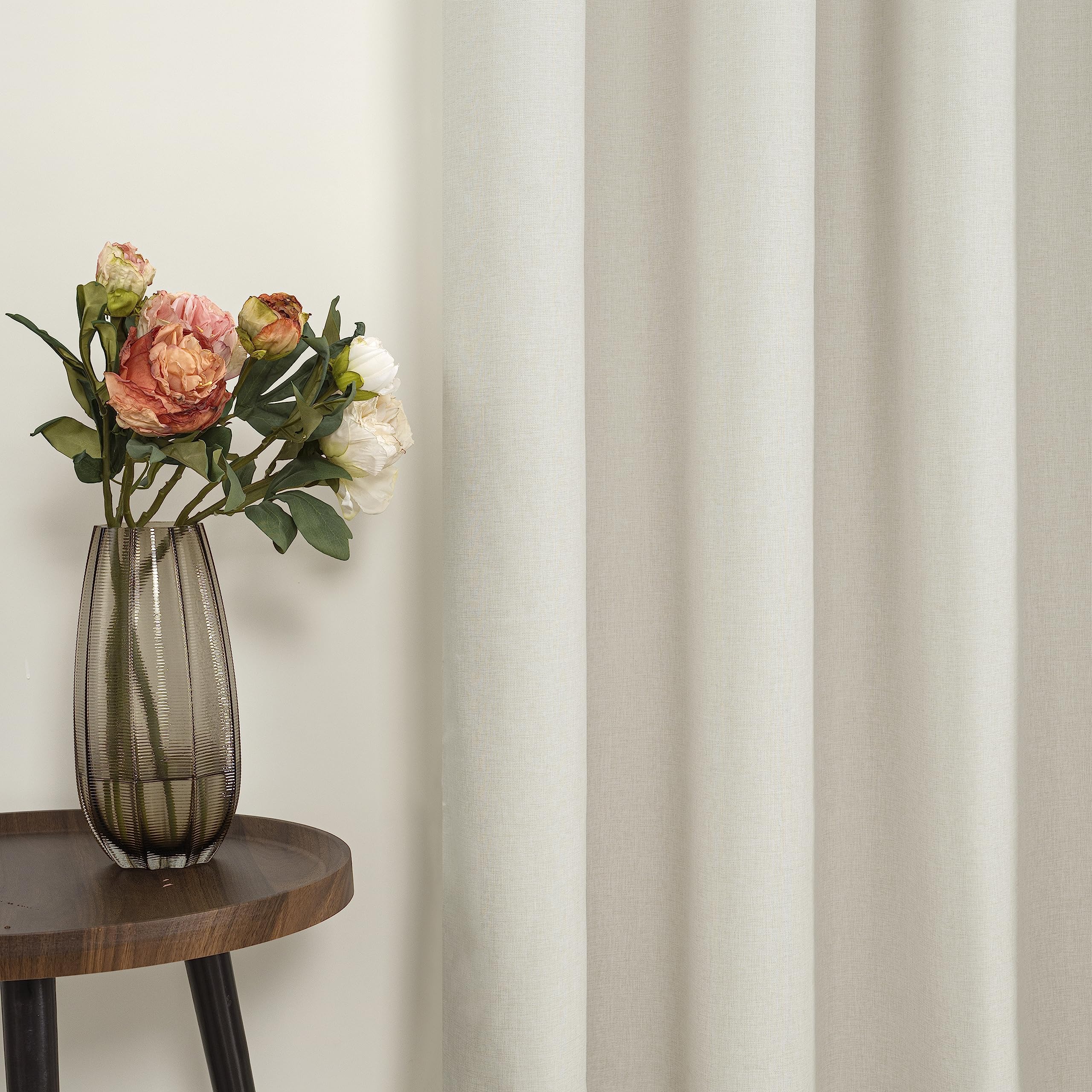 YoungsTex linen fabric is textured and machine washable for easy care.