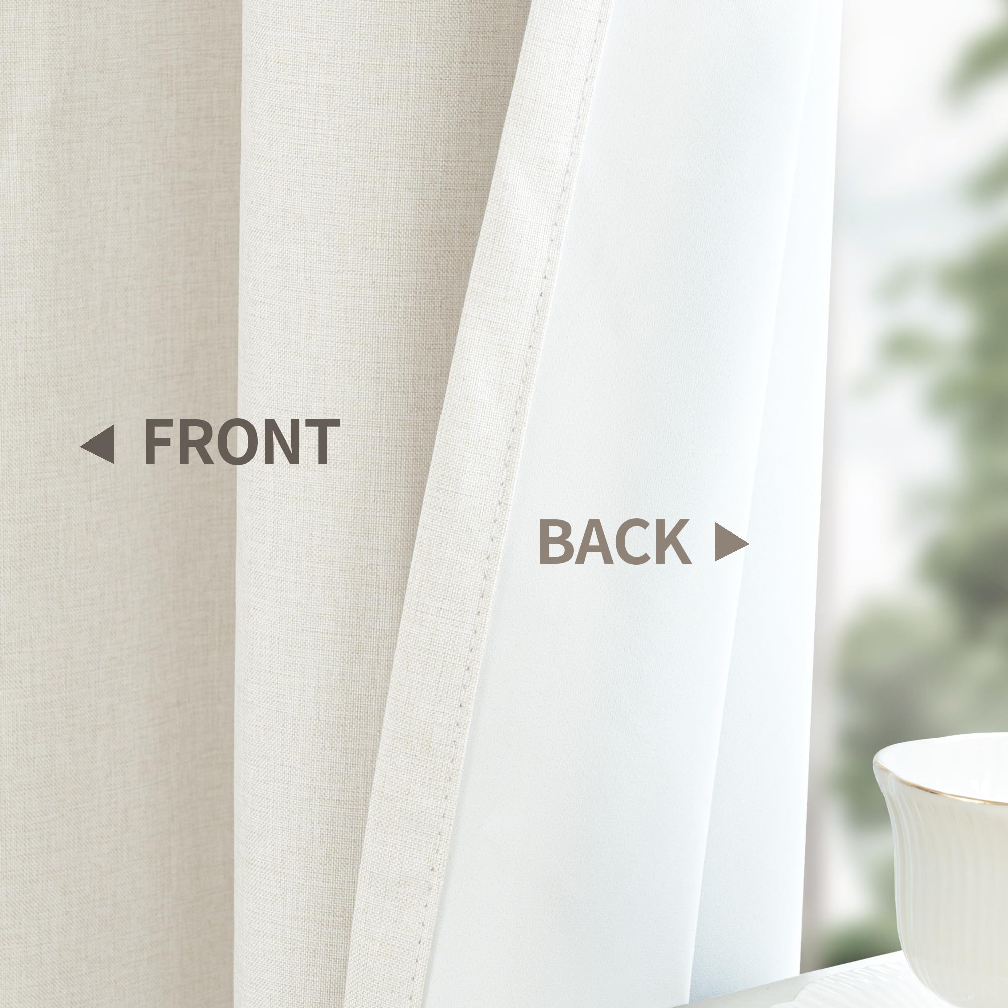 YoungsTex thermal-insulated drapes help balance room temperature and energy savings.