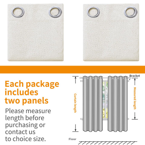 YoungsTex blackout curtains with grommets fit most rods for easy setup.