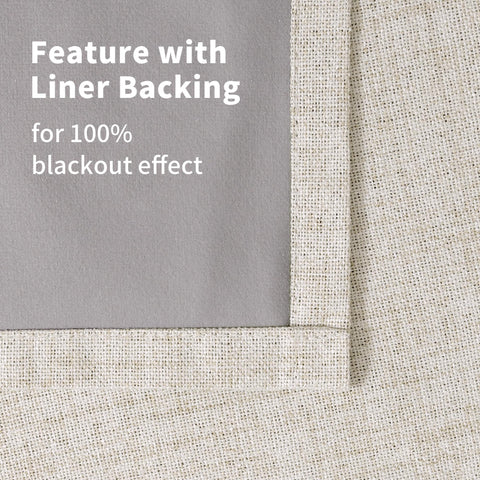 YoungsTex linen look adds rustic-chic vibe to any window.