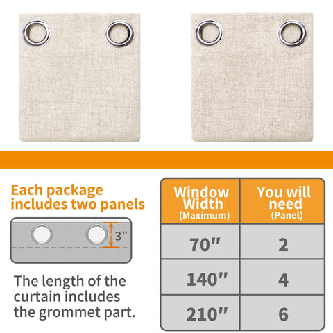 YoungsTex two-panel set fits larger windows readily.