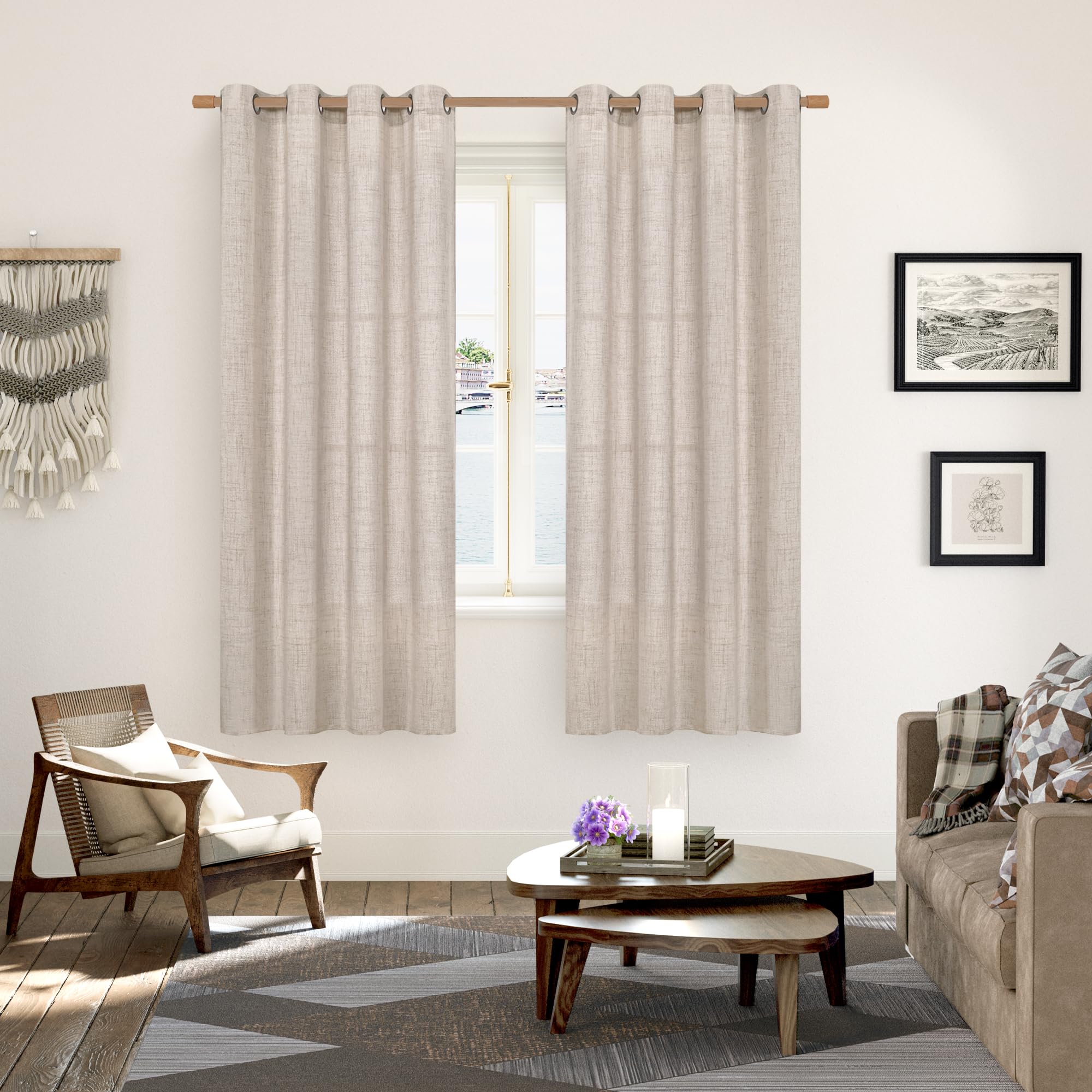 YoungsTex linen texture closeup showing premium weave and rustic charm.