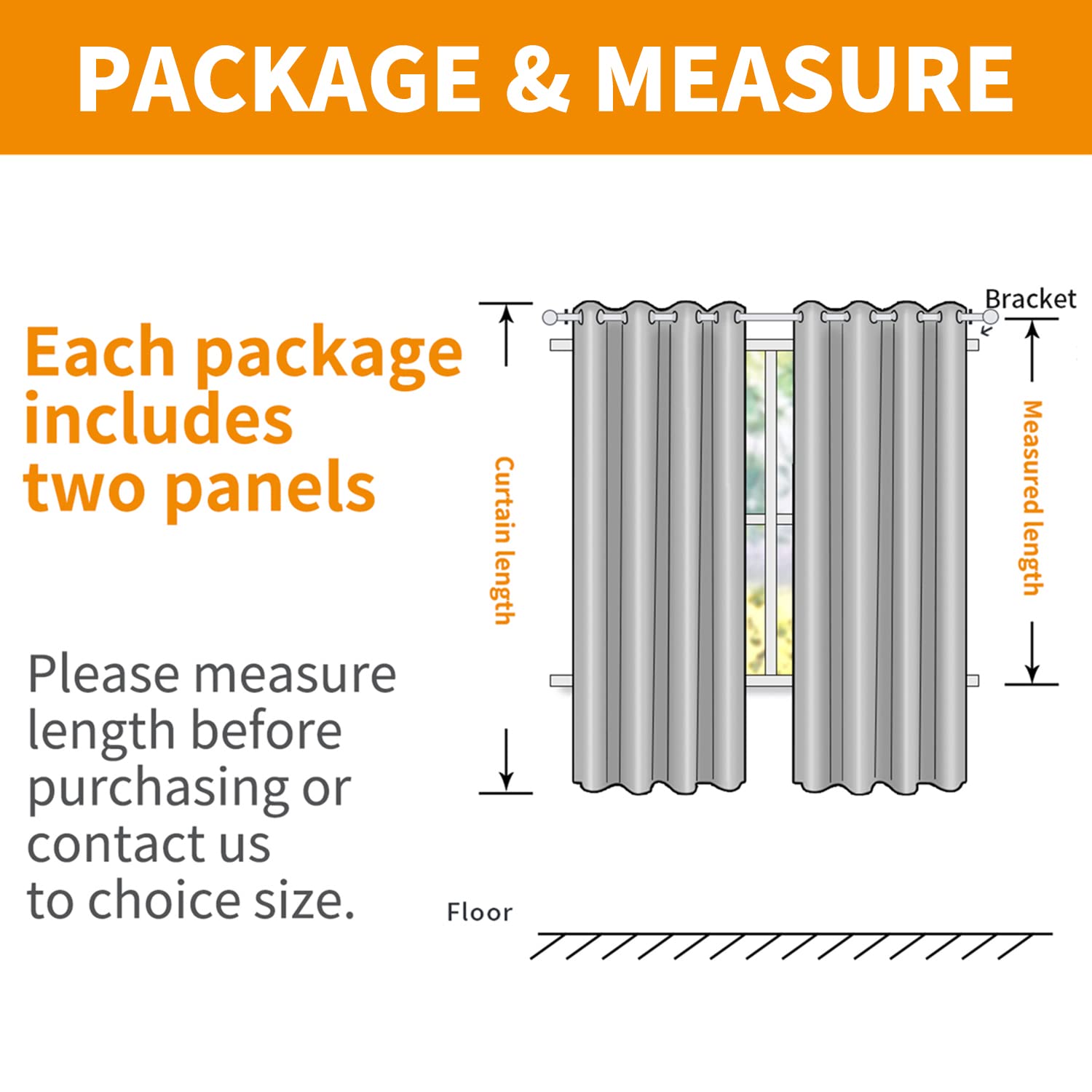 Package includes two panels ready to refresh a window appearance