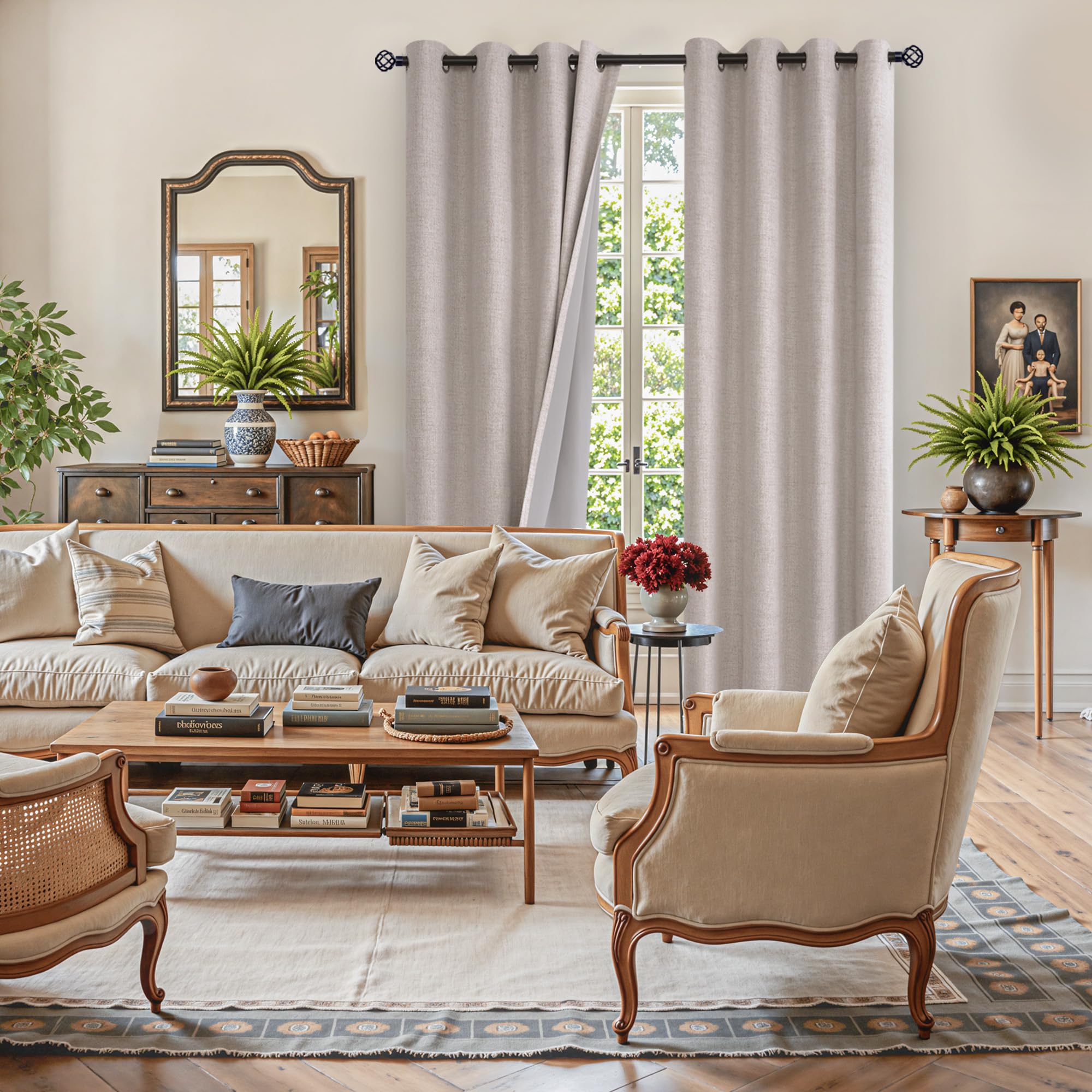 YoungsTex thermal insulation curtains help balance room temperature.