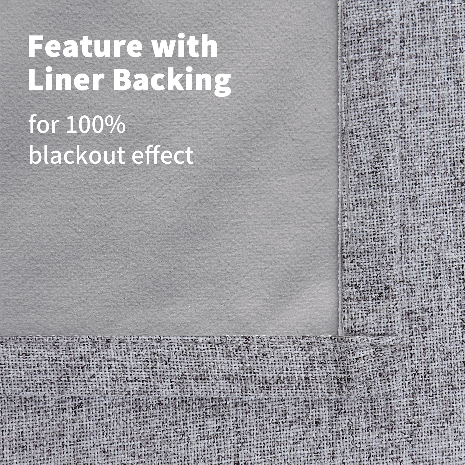 YoungsTex linen-texture curtains are machine washable for easy care