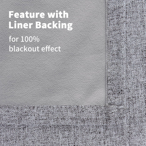 YoungsTex linen-texture curtains are machine washable for easy care