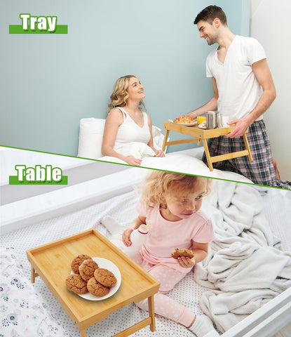 Youpehom bed and sofa tray multipurpose for snacks and study