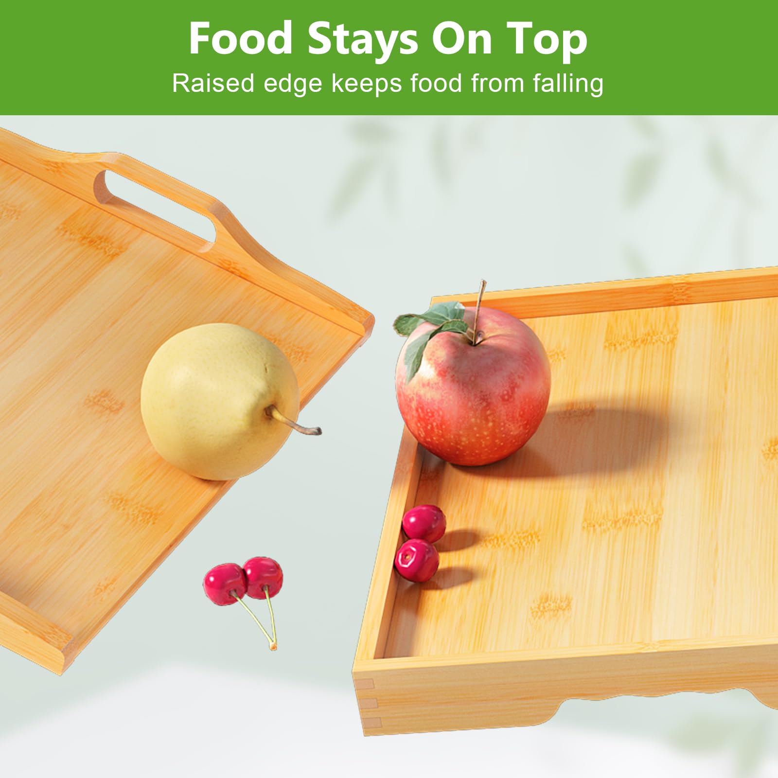 Youpehom folding bed tray with transport handles for easy moving