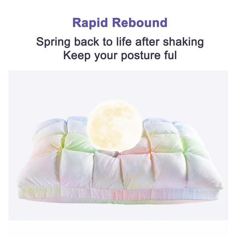 Your Moon Cotton-cover breathable surface promotes skin-friendly contact during nightly rest