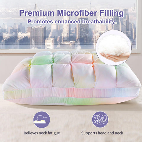 Your Moon Down-Alternative Filling close-up shows cloud-like support for comfortable neck alignment