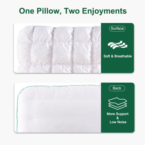 YOUR MOON pillow dryer fluff guide demonstrates fast restoration of loft.