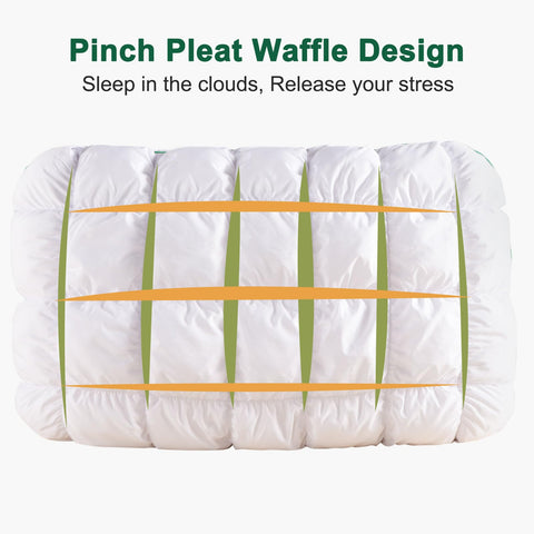 YOUR MOON Fluffy pillow measures 30x20 inches for queen-size comfort