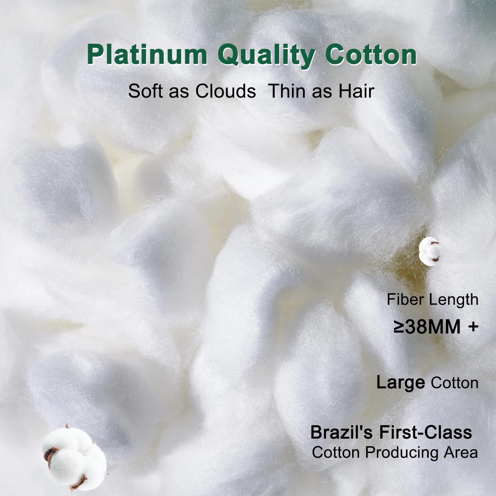 YOUR MOON Fluffy pillow two-sided design for versatile sleep options