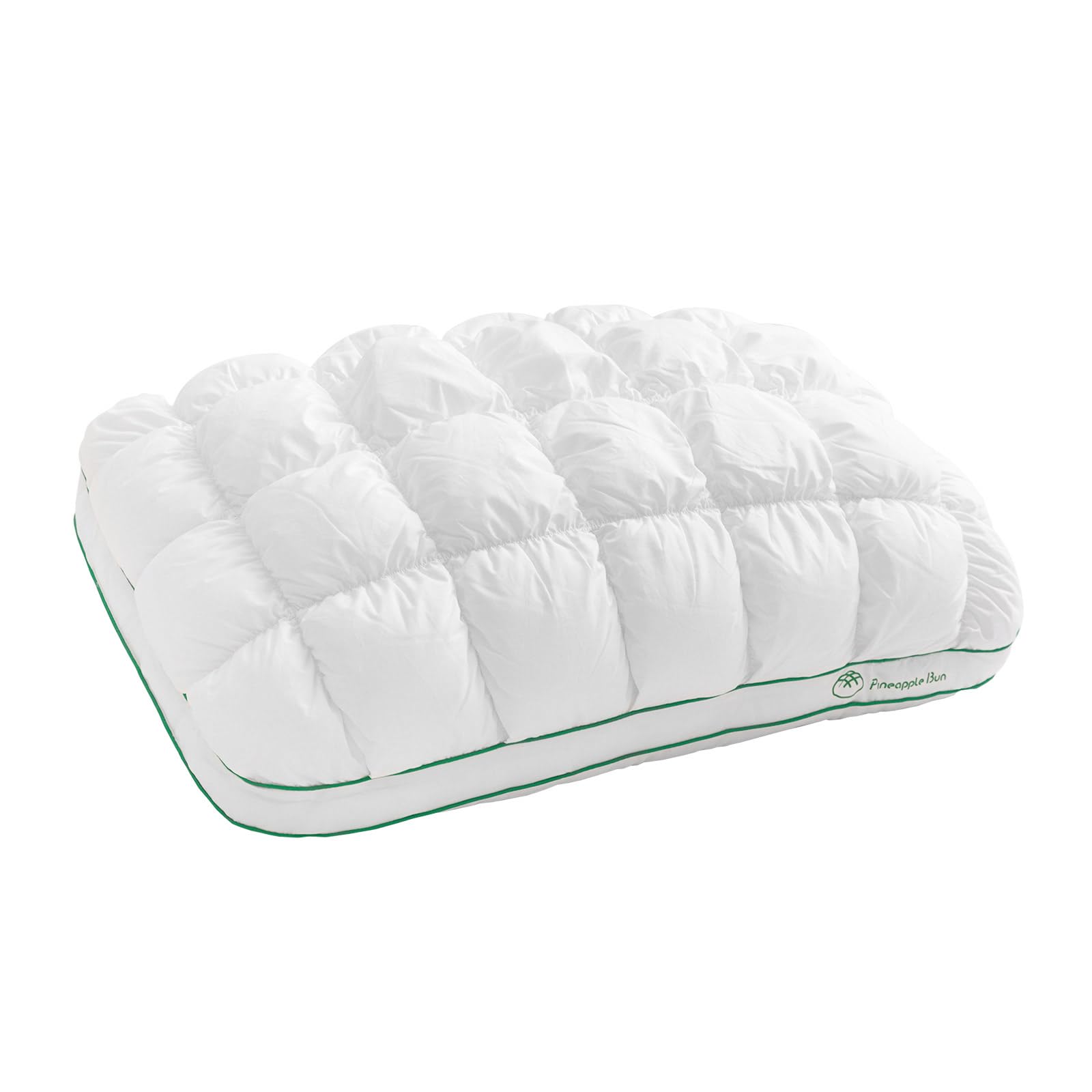 YOUR MOON pillow pineapple grid side A for breathable comfort during sleep.