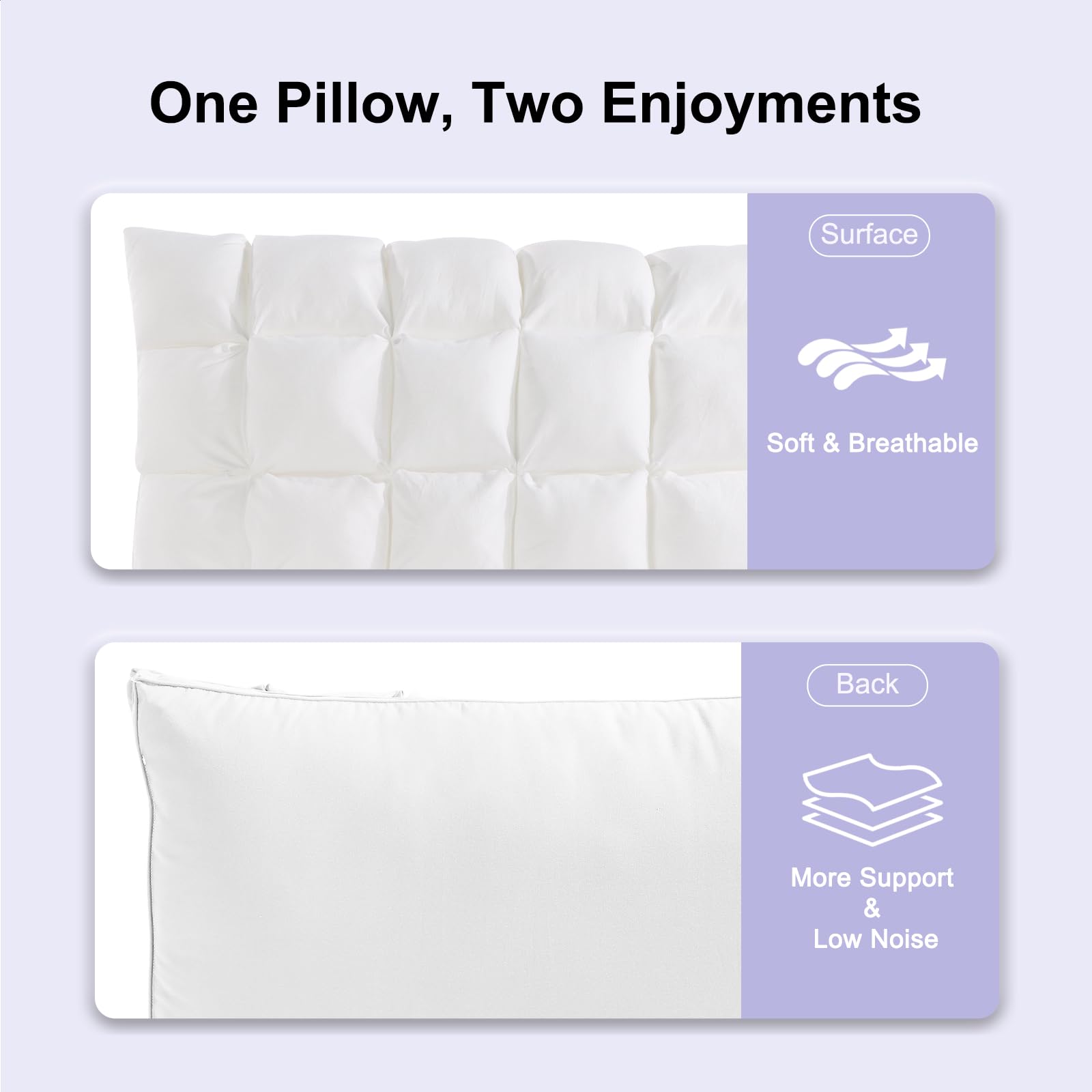 YOUR MOON pillow uses OEKO-TEX certified materials for safe, eco-friendly comfort.