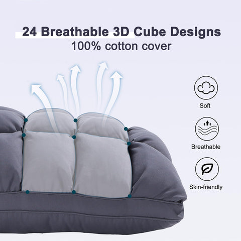 YOUR MOON side sleeping view demonstrates ergonomic alignment and gentle lift