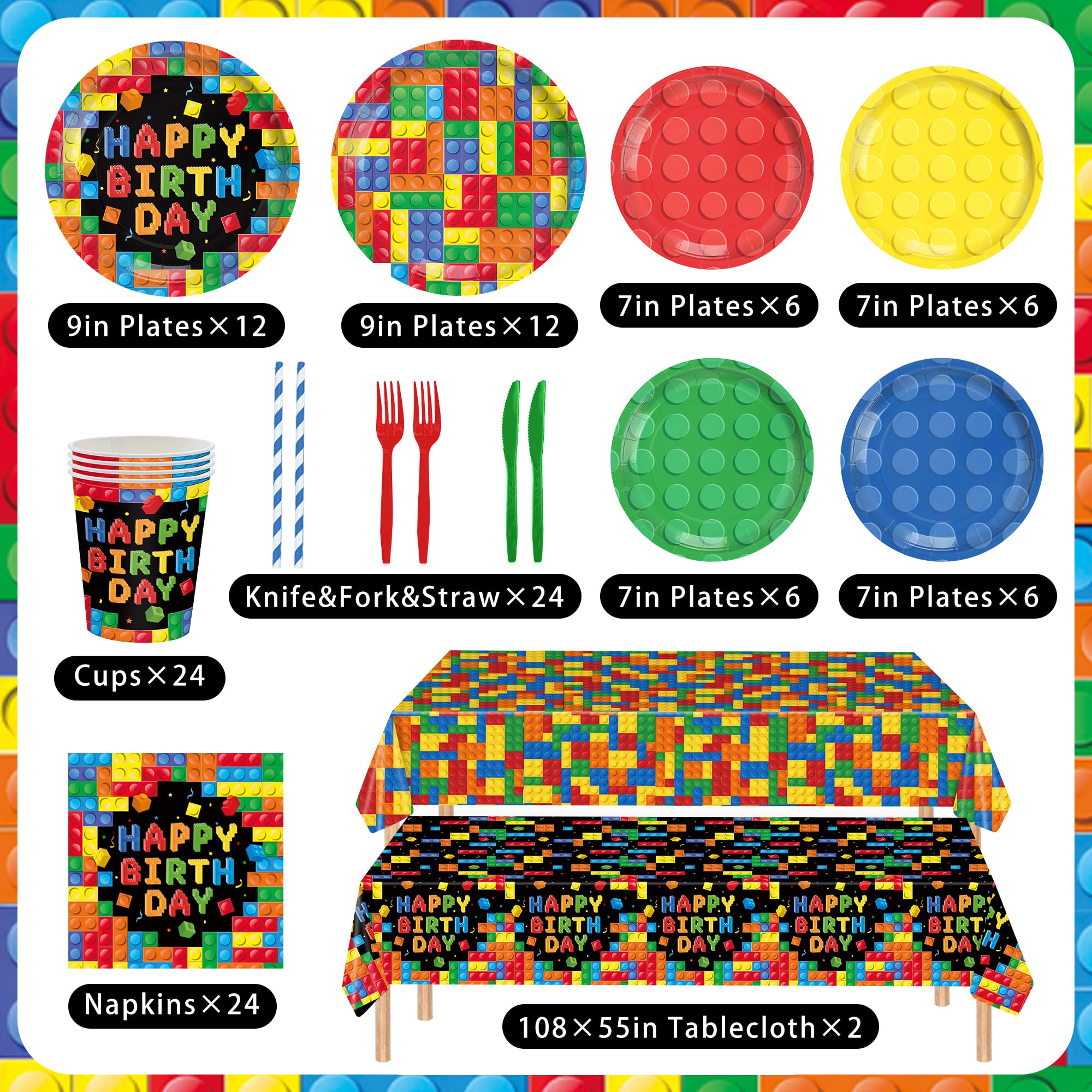 YOURUIYF Building Block party cups keep drinks mess-free and ready for cheers