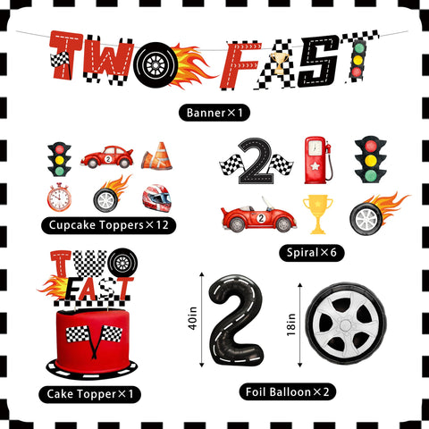 YOURUIYF two-fast 9-inch plates with race car design for sturdy service