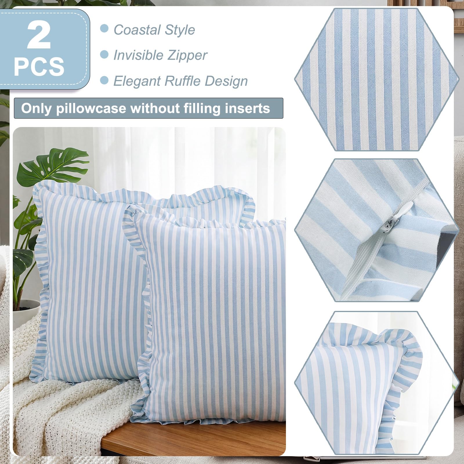 Yousoontic cotton-polyester fabric close-up, breathable and durable for everyday use