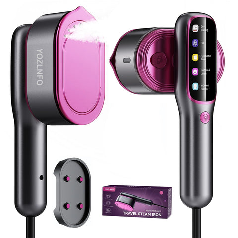 YOZLNFO travel steamer front view for on-the-go wrinkle care