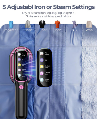 YOZLNFO travel steamer heat up in 15 seconds