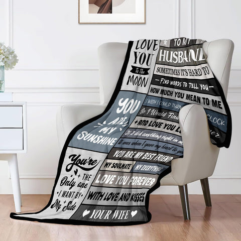 YPURTSD easy-care fleece blanket, machine washable and fade resistant.