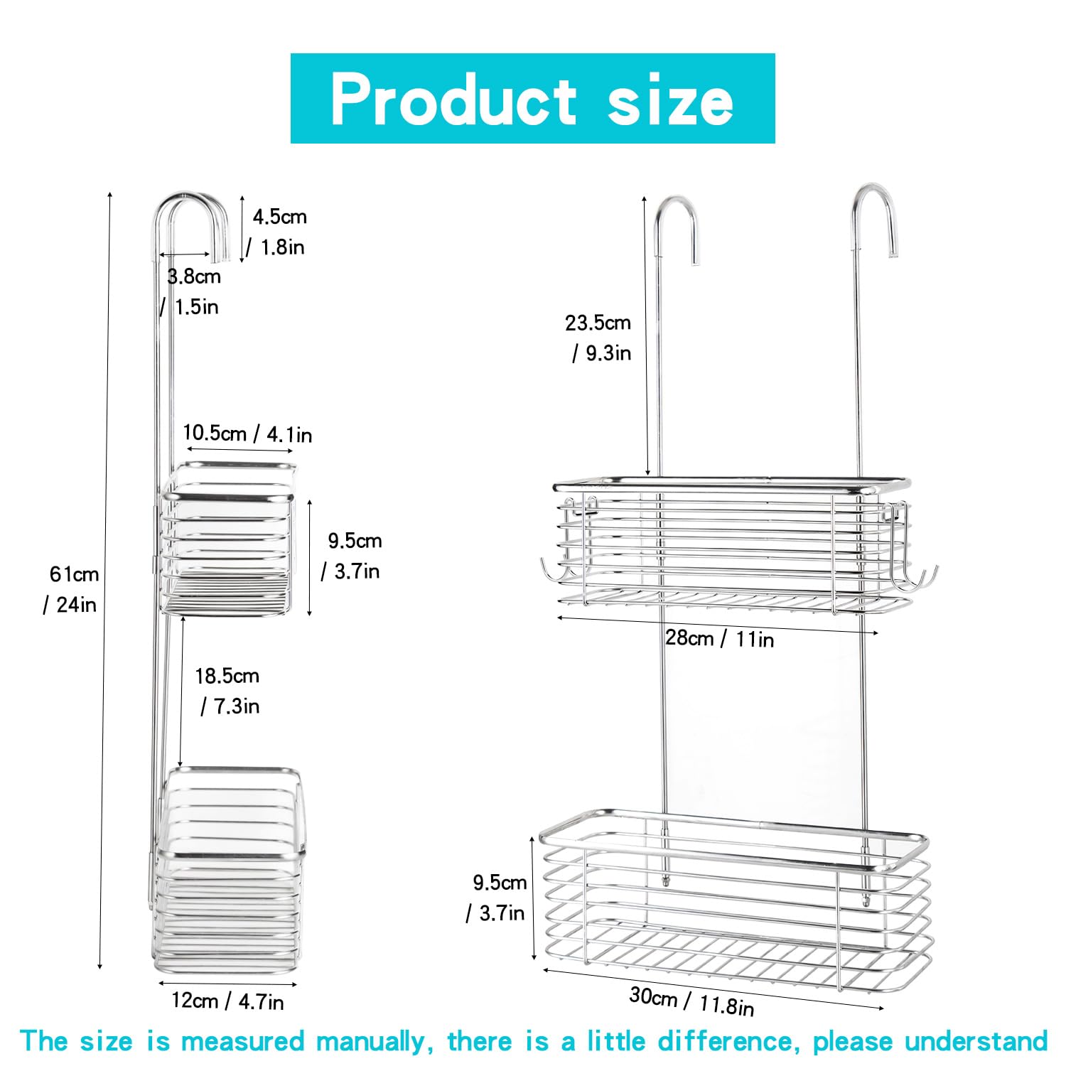 YQh rack side view shows durable 304 stainless steel construction