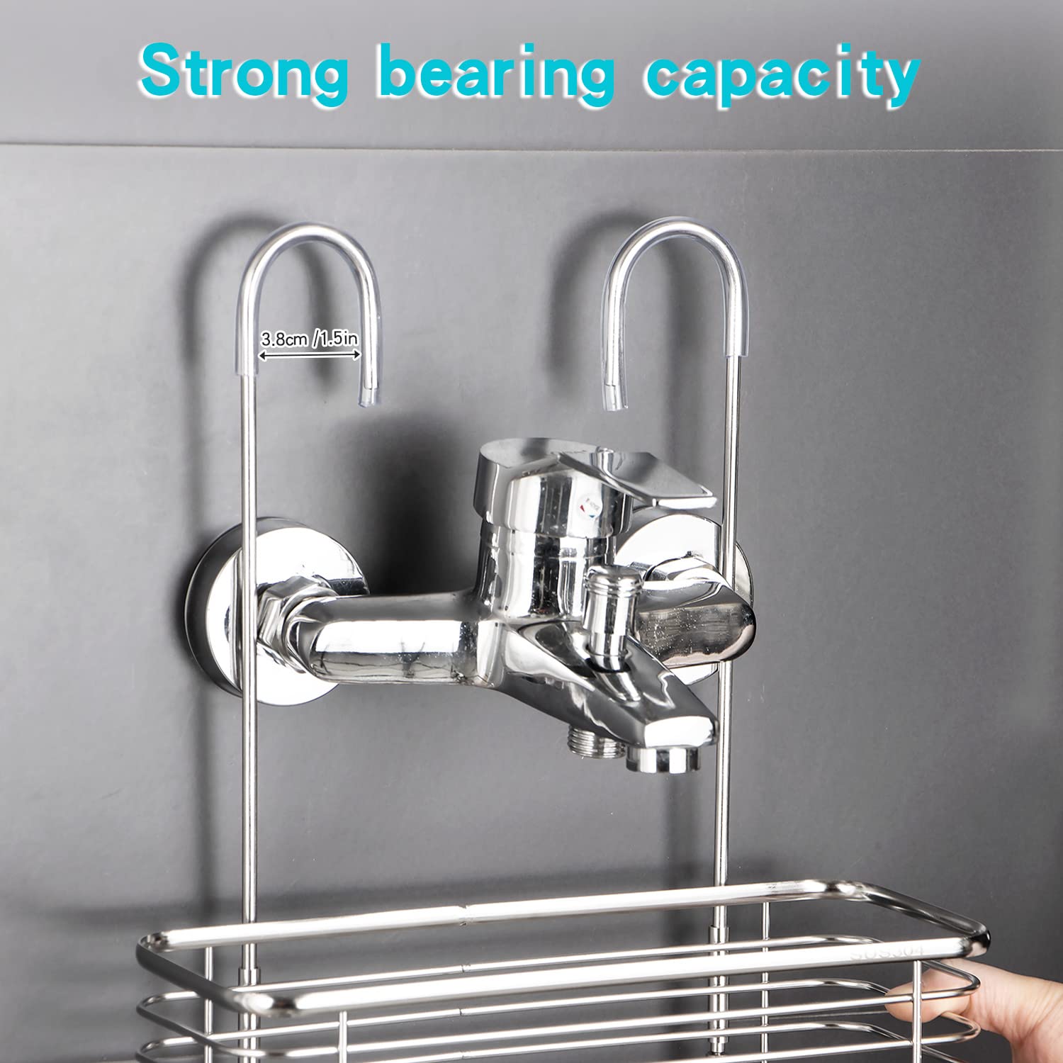 YQh upper/lower baskets measure 11 x 4.1 x 3.7 and 11.8 x 4.7 x 3.7