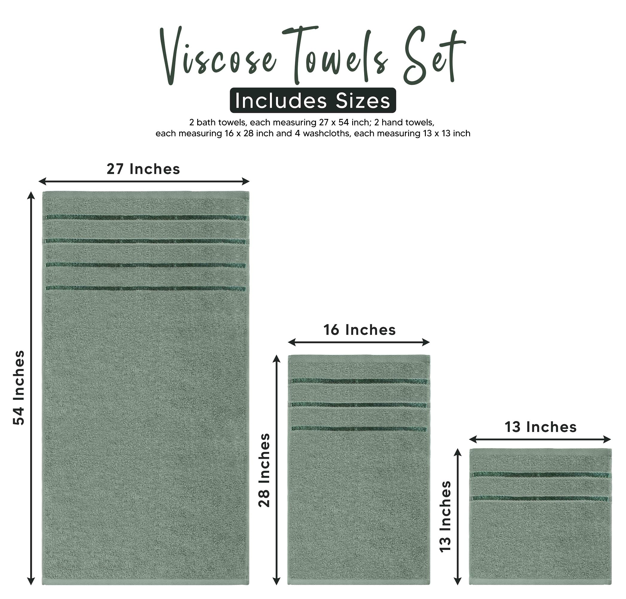 YRALY luxury washcloth-13x13 elegant border detail visible.