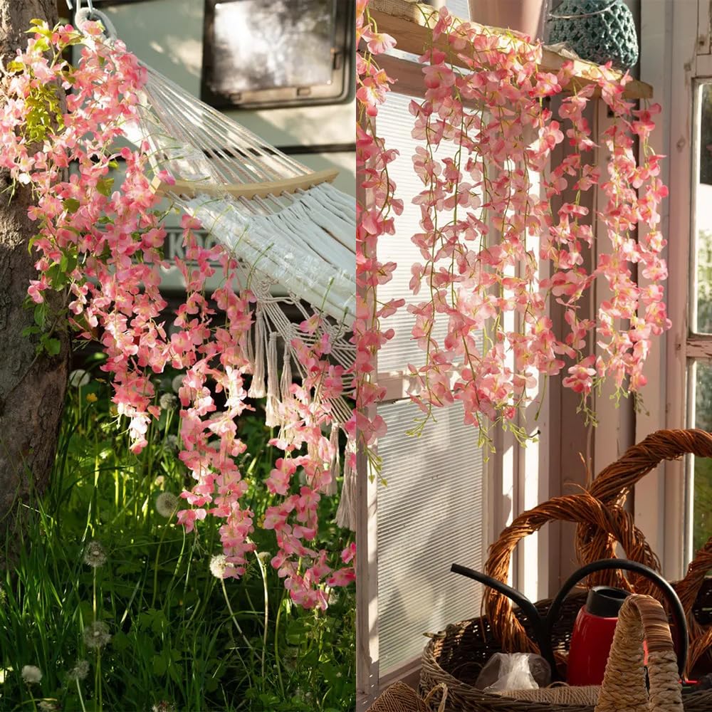 YRIOWMI realistic petals and leaf veining for year-round charm