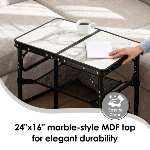 Yriuat folding TV tray lightweight 5.5 pounds for easy transport