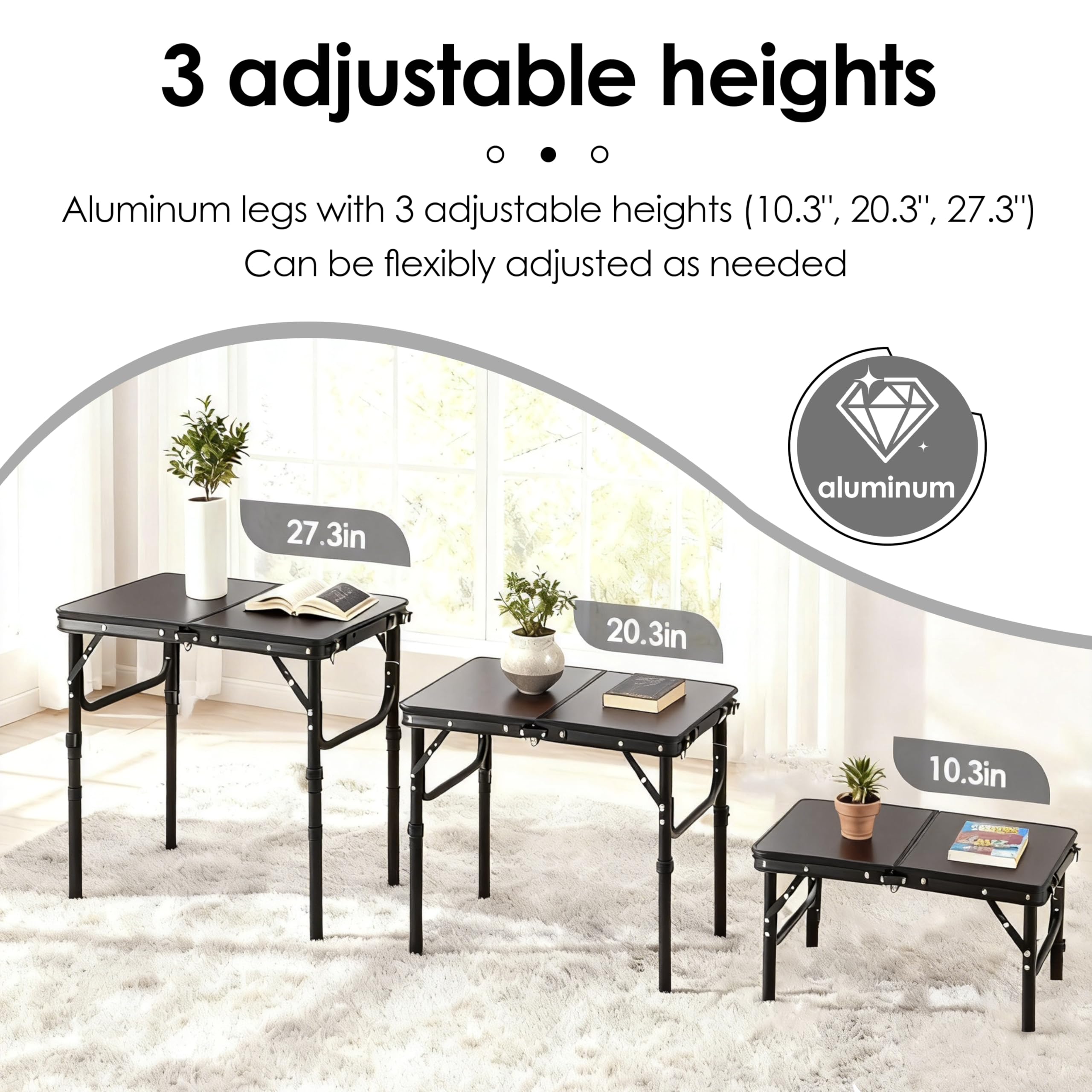 Yriuat tray weighs 5.5 lbs, easy to transport