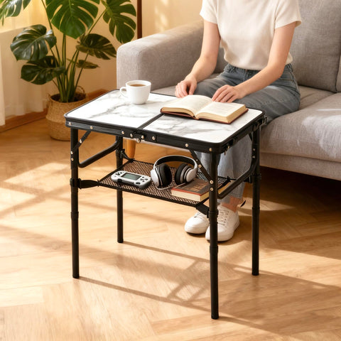 Yriuat folding TV tray sturdy 5mm MDF surface supports snacks